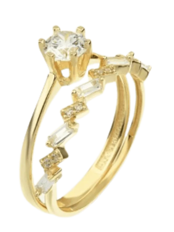 Baget ve Tektaş Altın Yüzük